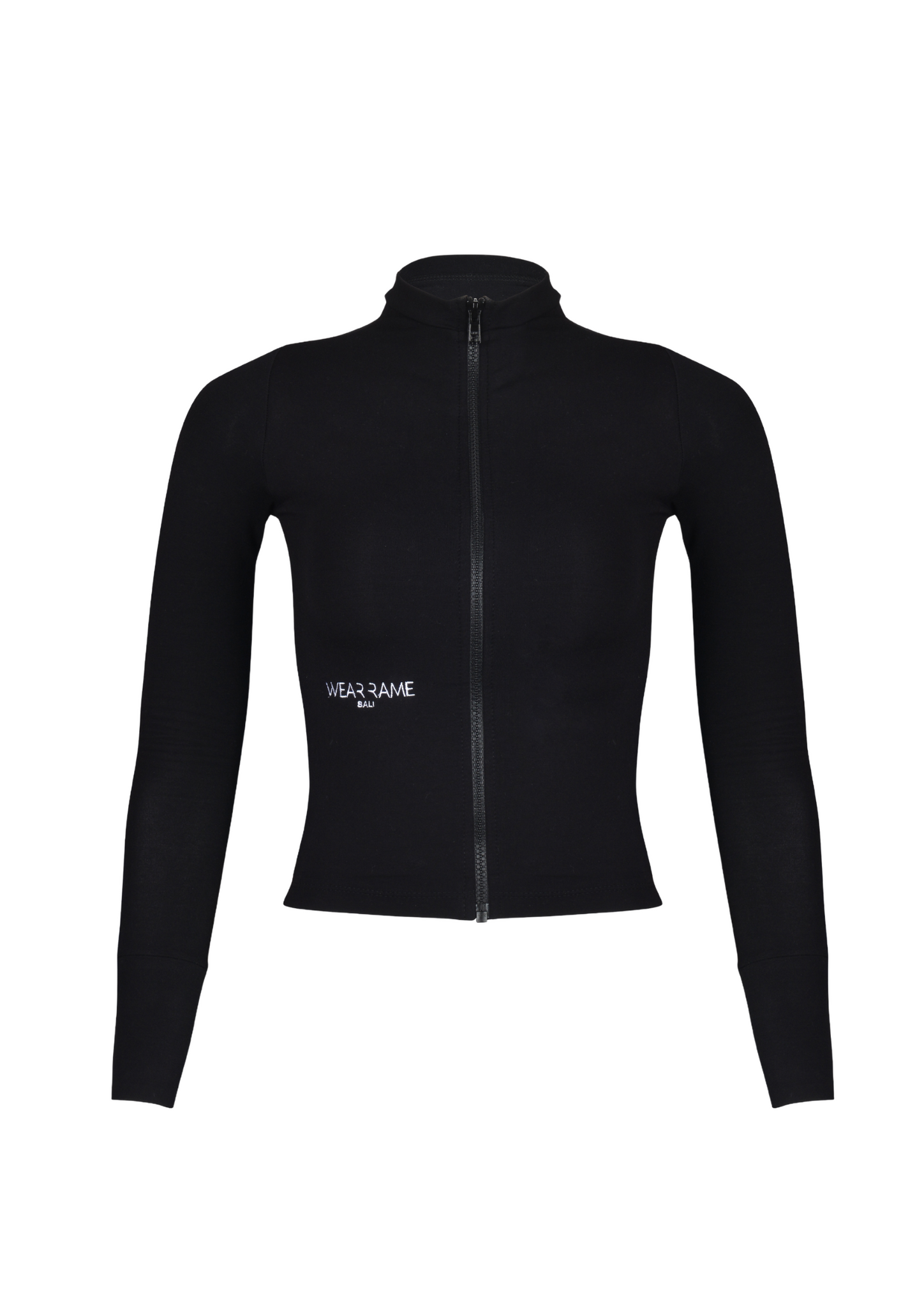 Core Sculpted Zip-Up Jacket In Black