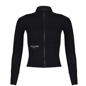 Core Sculpted Zip-Up Jacket In Black