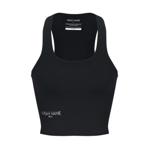 Core Luxe Racerback Top In Black