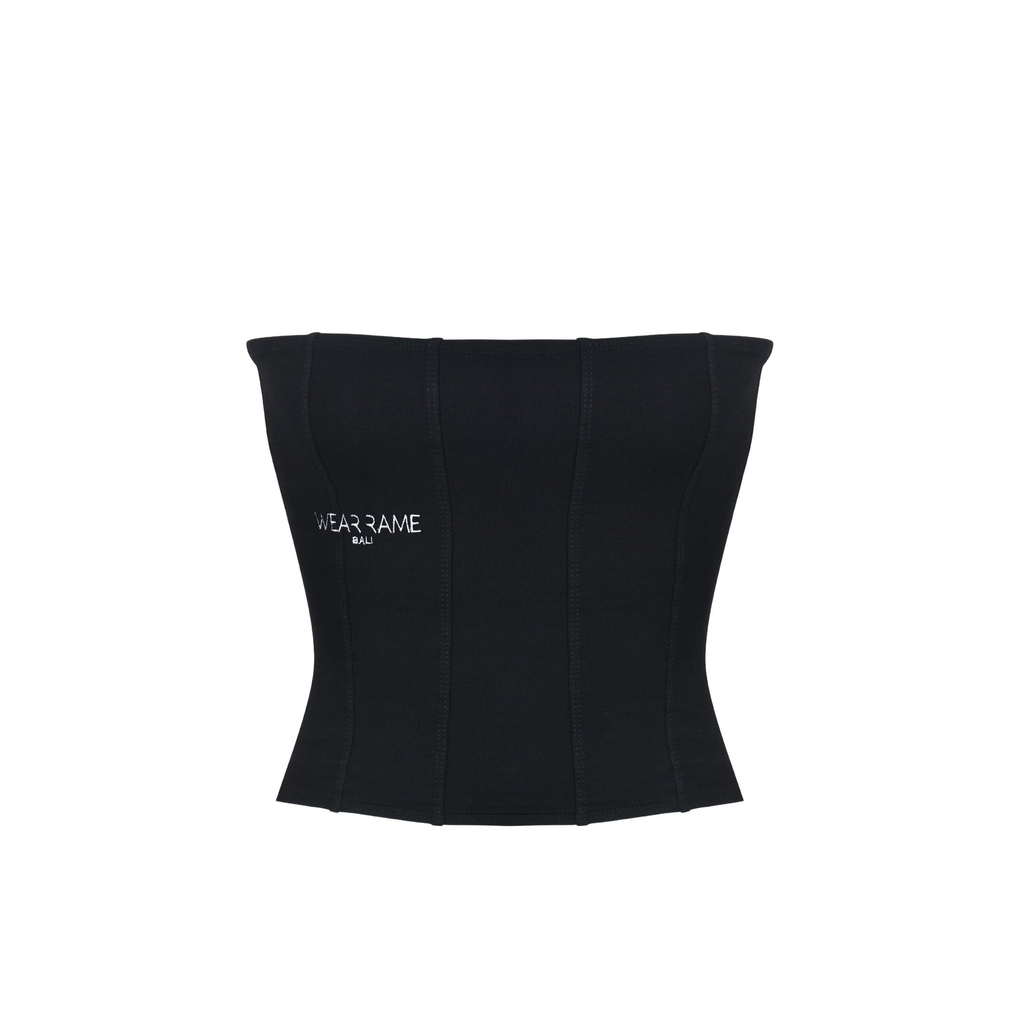 Core Luxe Corset Top In Black