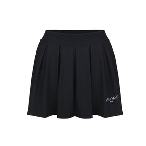 Core Luxe Pleated Skirt In Black