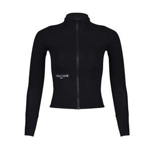 Core Sculpted Zip-Up Jacket In Black