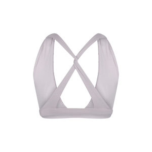 Celeste Draped Luxe Bra In Lilac