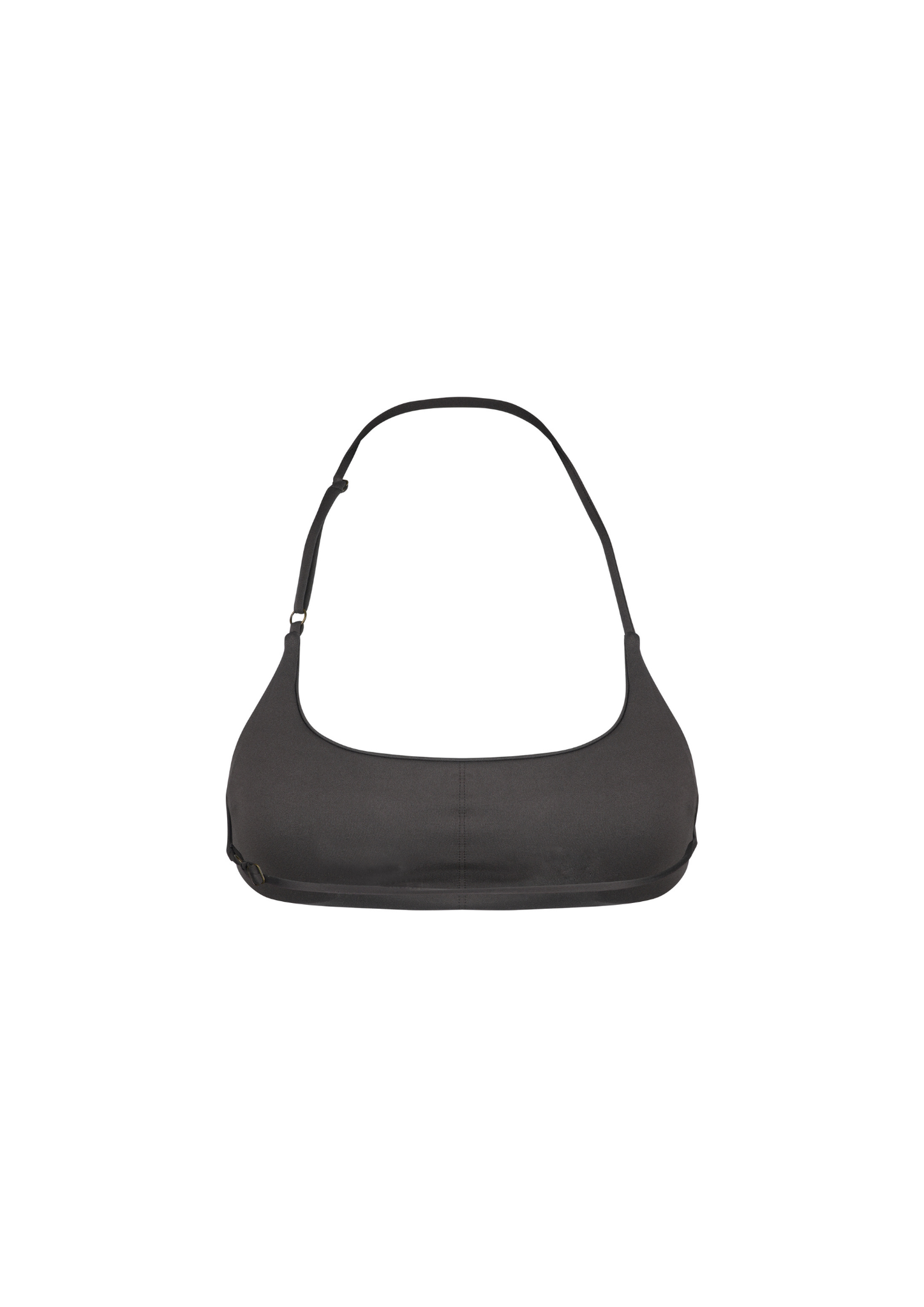 Timeless Minimal Halter Bra In Deep Purple