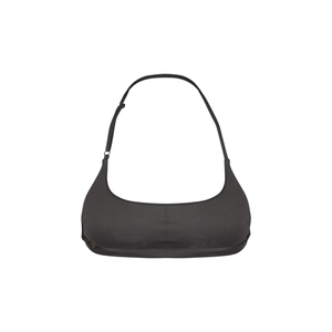 Timeless Minimal Halter Bra In Deep Purple
