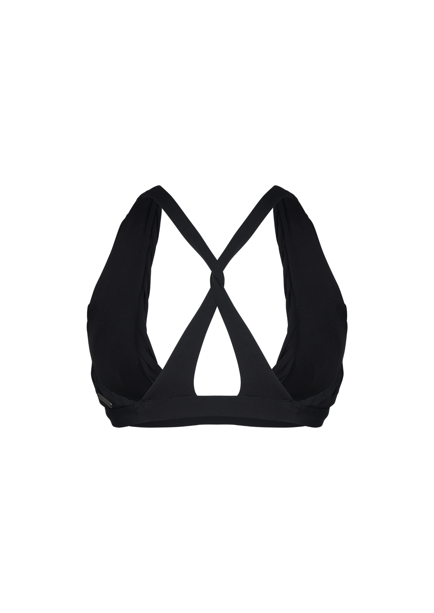 Celeste Draped Luxe Bra In Black