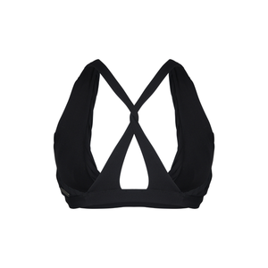 Celeste Draped Luxe Bra In Black