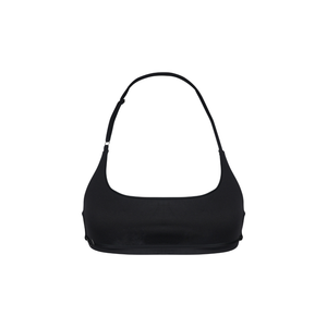 Timeless Minimal Halter Bra In Black