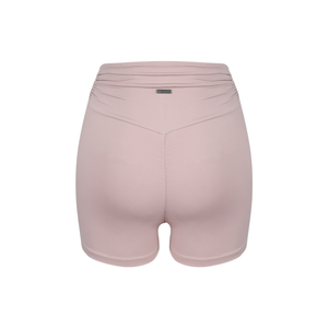 Celeste Draped Short Pants In Blush Coral