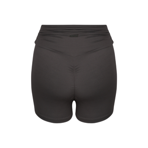 Celeste Draped Short Pants In Deep Purple
