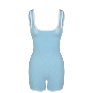 Calla Scoop Knit Suit in Skye