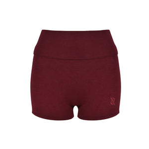 lNyx High Waist Pants in Burgundy