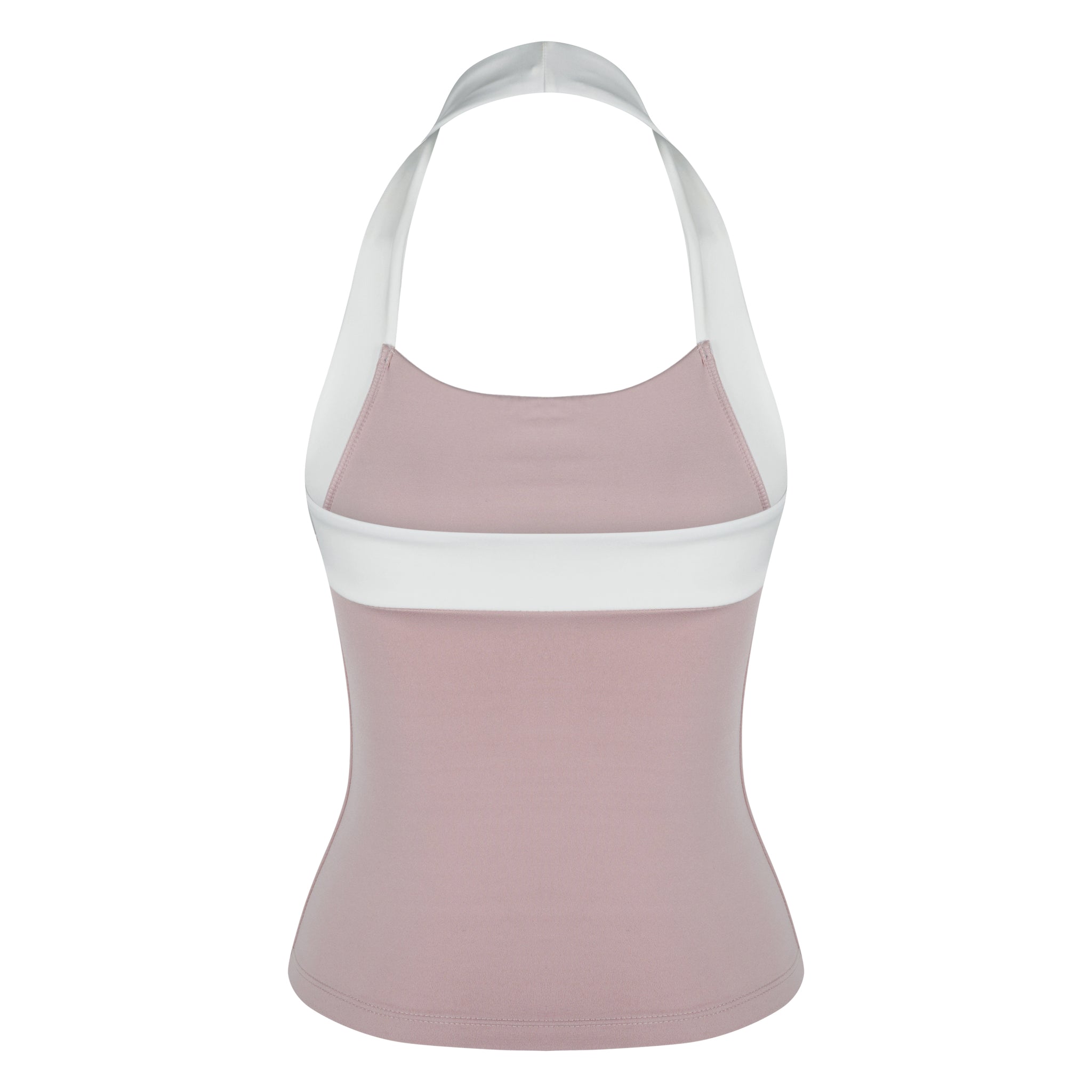 Two Tone Halo Top in Blush Coral