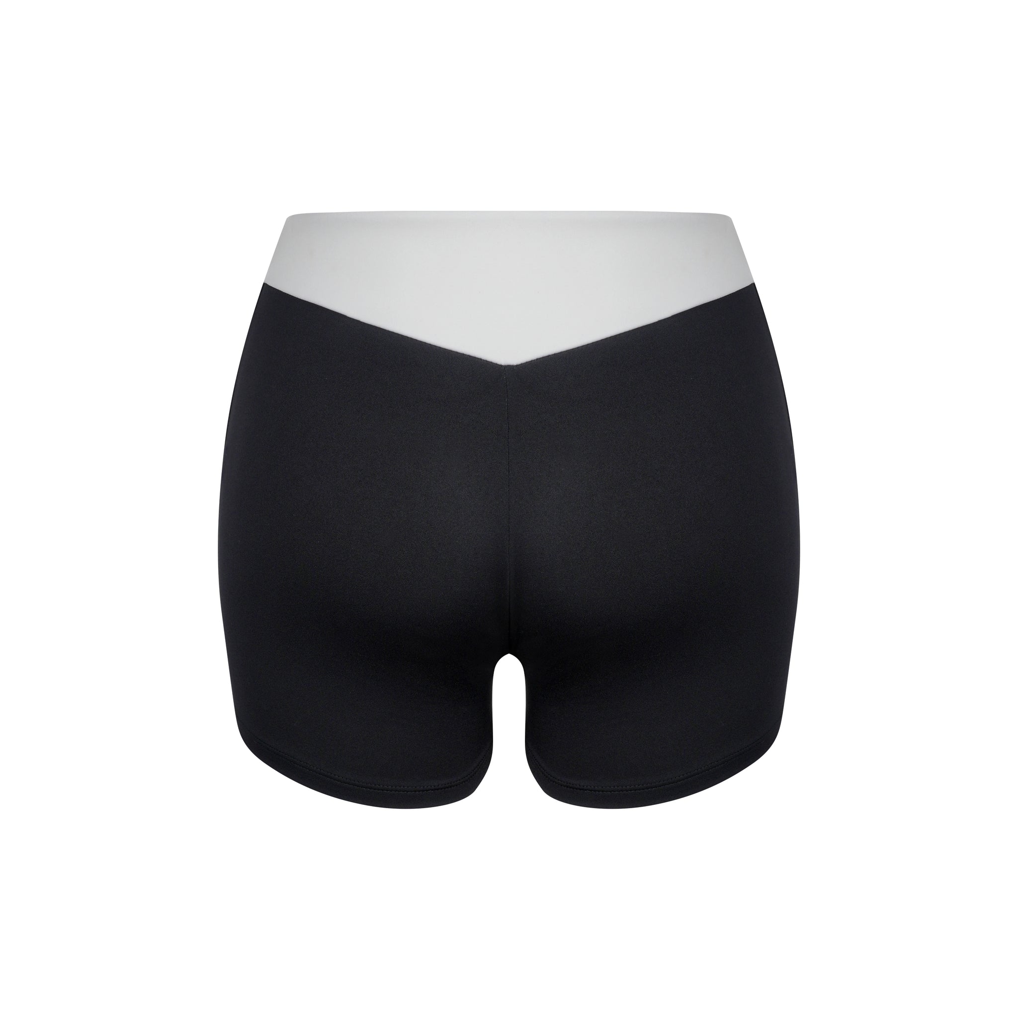 Two Tone Frame Shorts in Black
