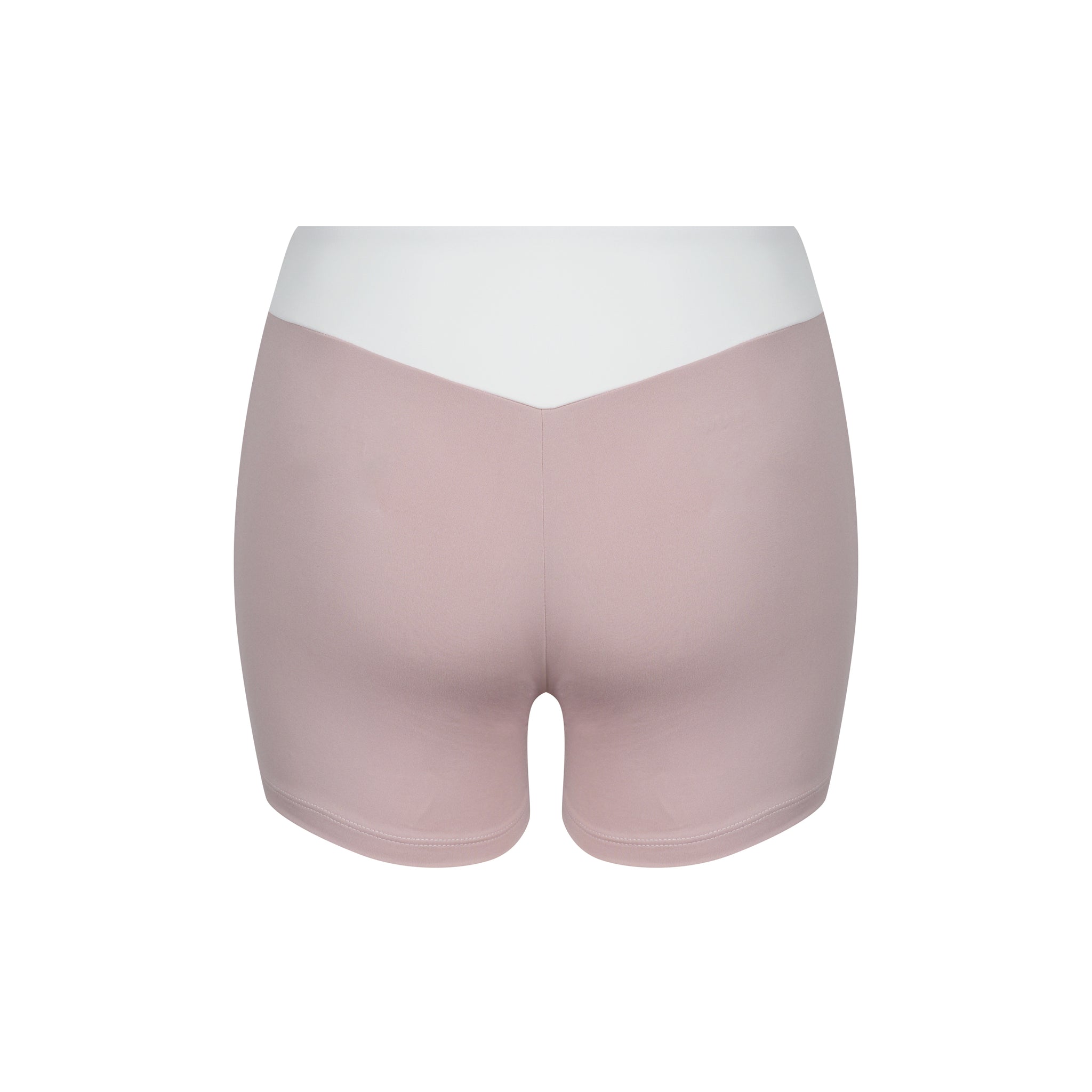 Two Tone Frame Shorts in Blush Coral