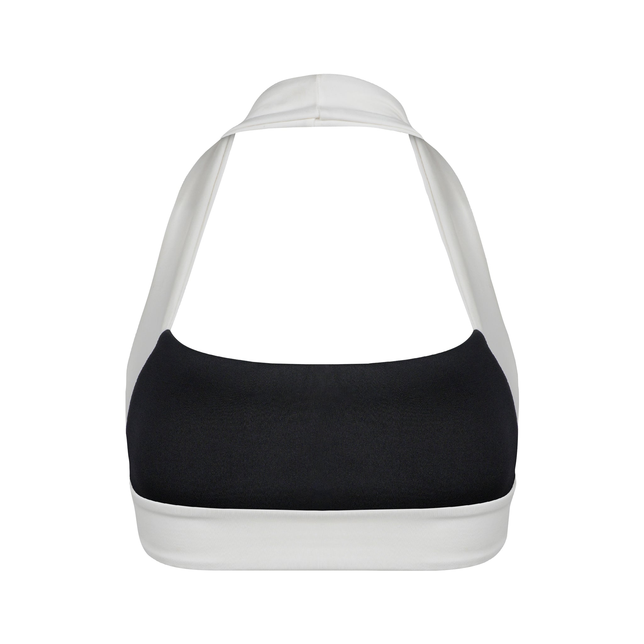 Two Tone Halo Bra in Black