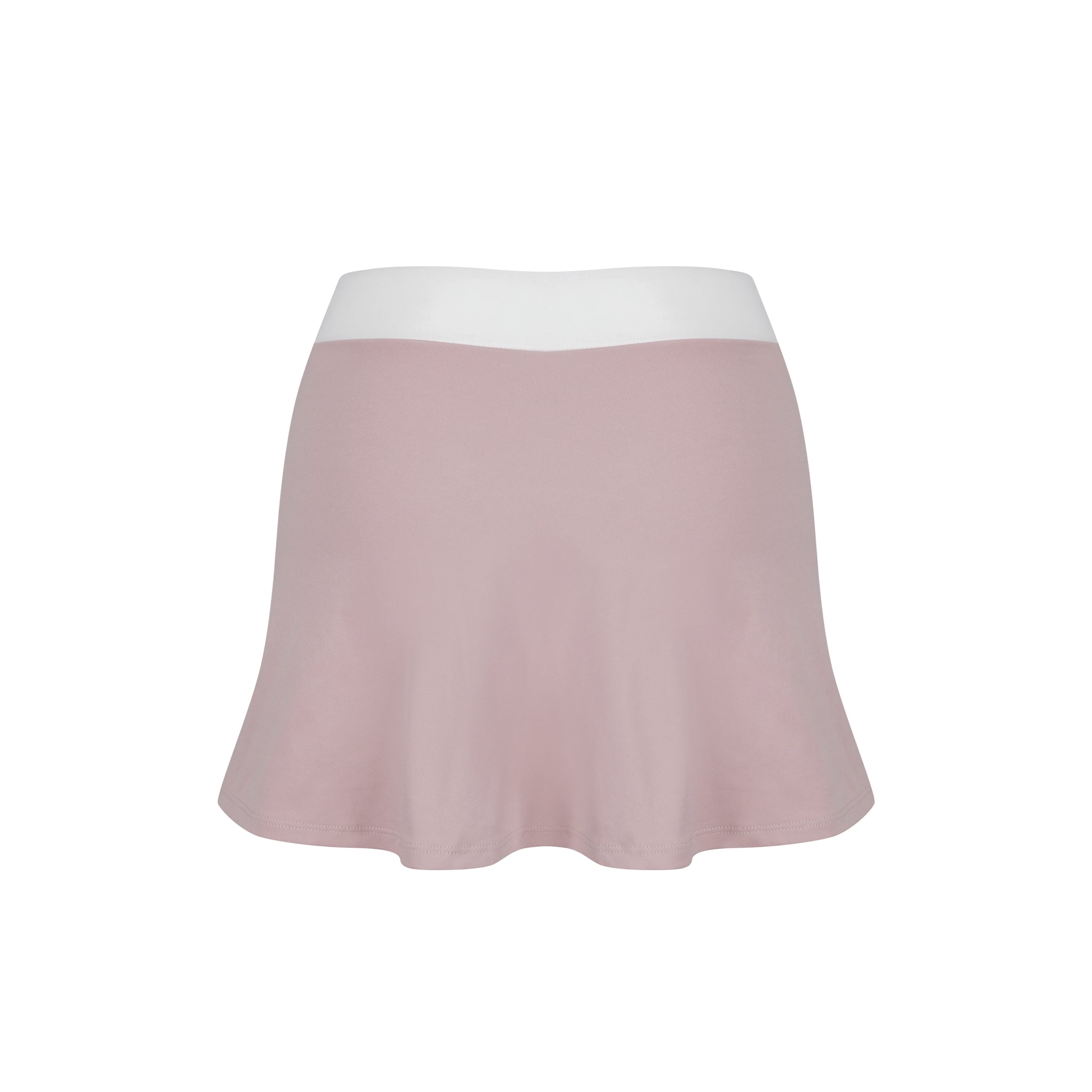 Two Tone Wrap Skort in Blush Coral