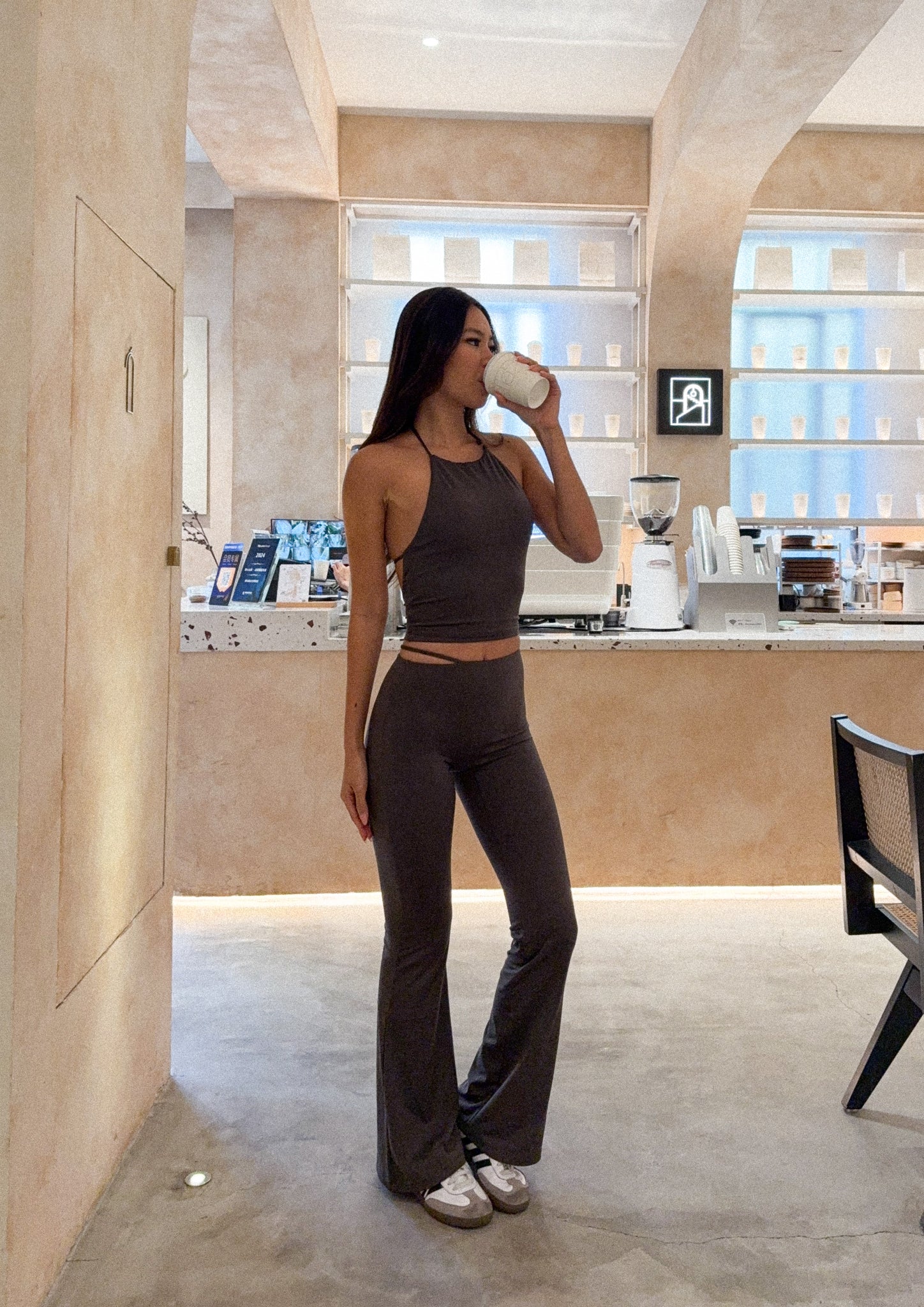 Timeless Halter Top In Deep Purple