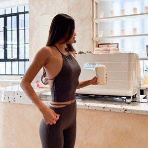 Timeless Halter Top In Deep Purple