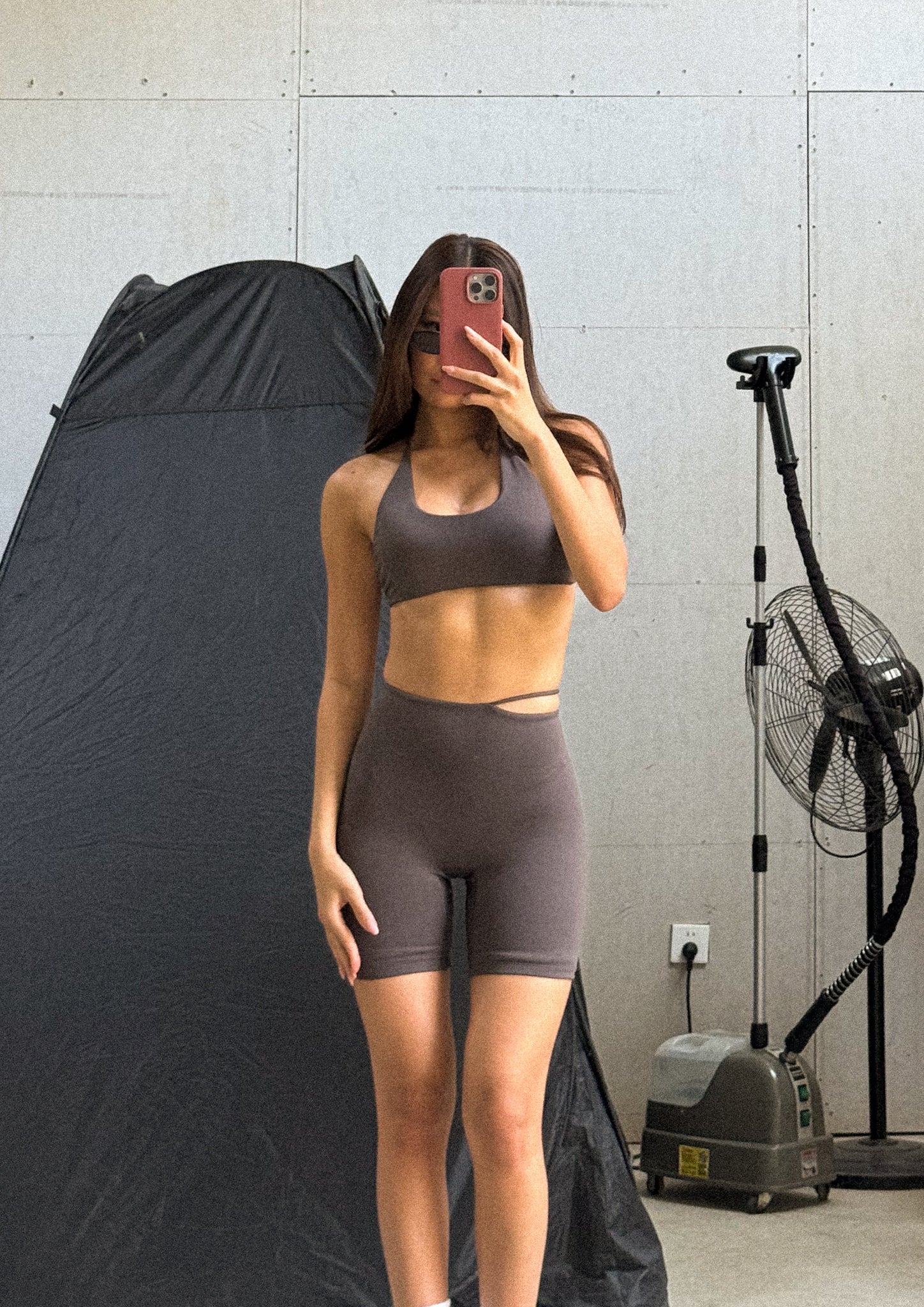 Momentum Wrap Short Pants In Deep Purple