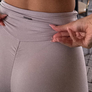 Celeste Draped Short Pants In Lilac