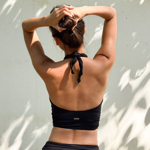 Celeste Draped Short Pants In Black