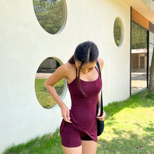 Eos Classic Sport Dress in Burgundy