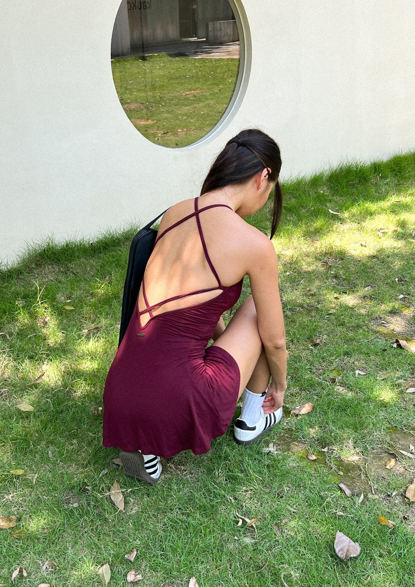 Eos Classic Sport Dress in Burgundy