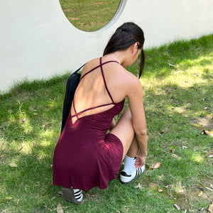 Eos Classic Sport Dress in Burgundy