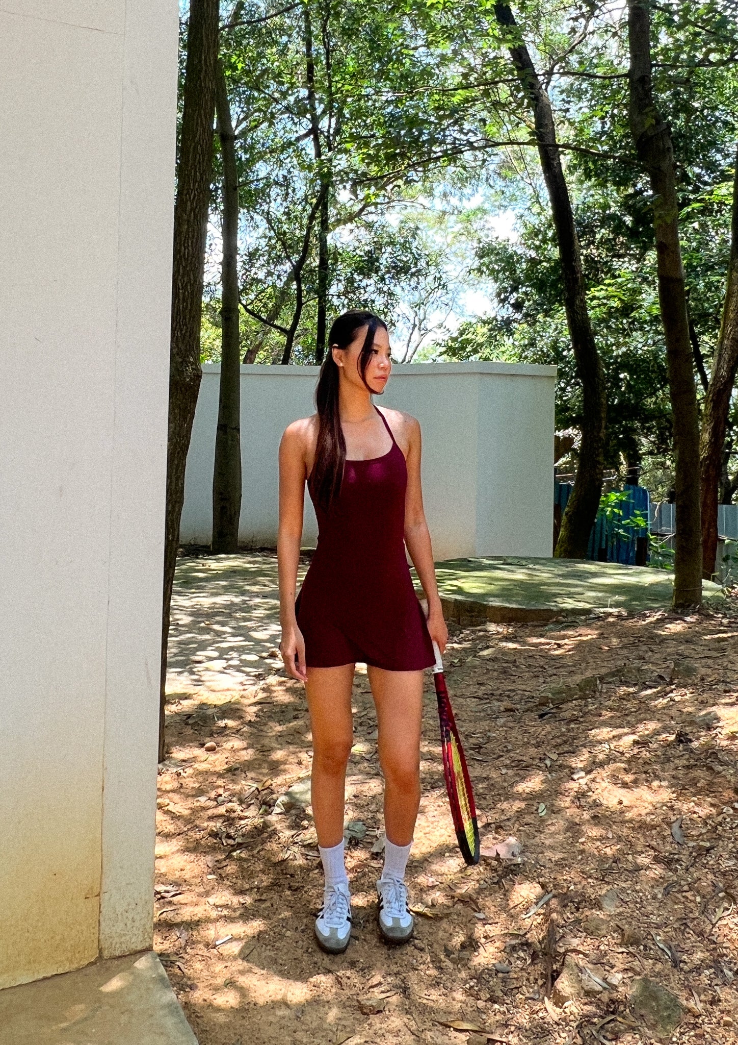 Eos Classic Sport Dress in Burgundy
