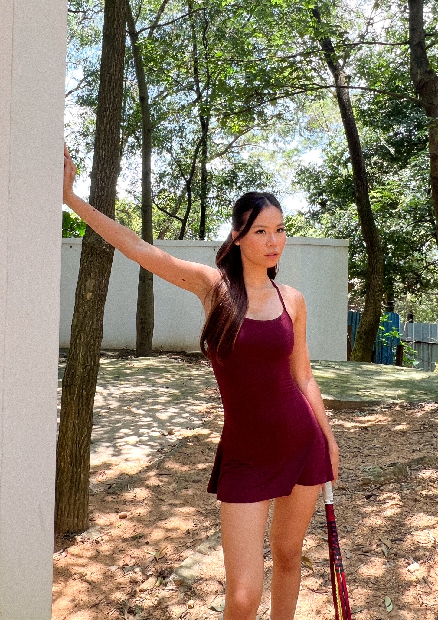Eos Classic Sport Dress in Burgundy