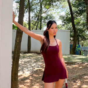 Eos Classic Sport Dress in Burgundy