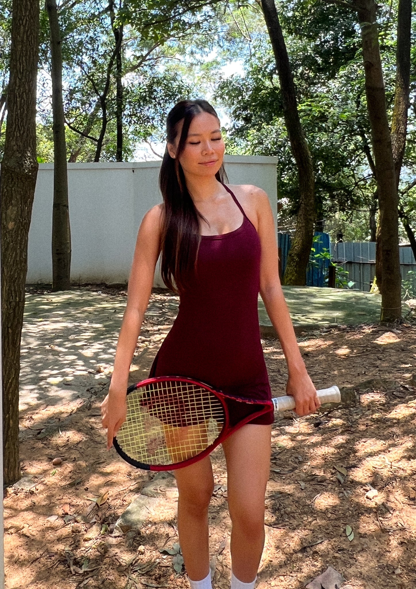 Eos Classic Sport Dress in Burgundy