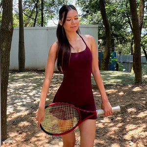Eos Classic Sport Dress in Burgundy