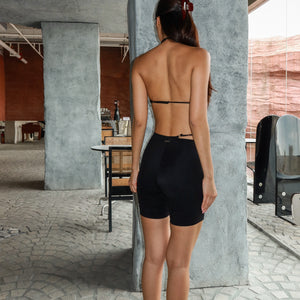 Momentum Wrap Short Pants In Black